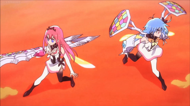 Anime characters flying arms outstretched #4 free wallpaper - medium preview image