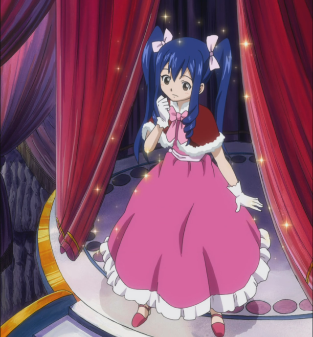 Girl pink dress red curtain free wallpaper - medium preview image