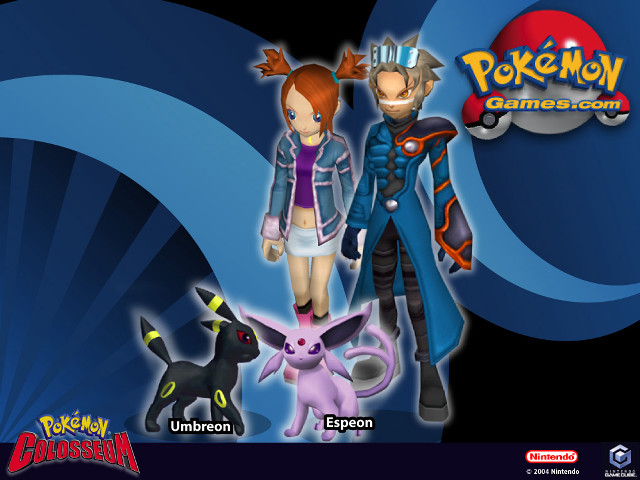 Pokemon group blue black background free wallpaper - medium preview image