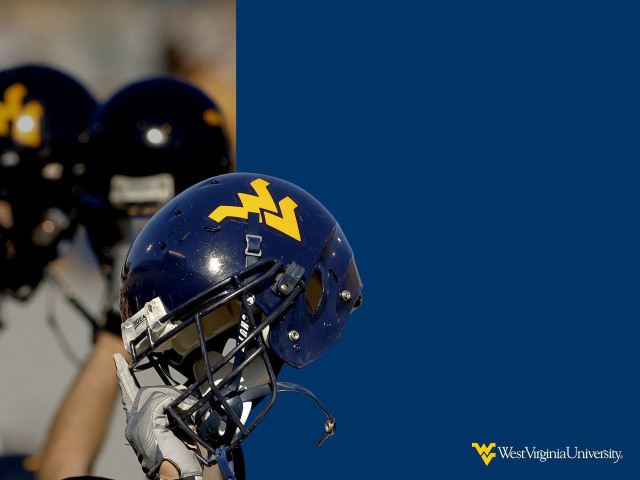 Football helmet display window blue free wallpaper - medium preview image