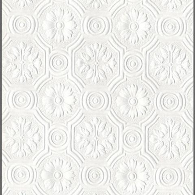 White rococo flower circle blackframe free wallpaper - medium preview image