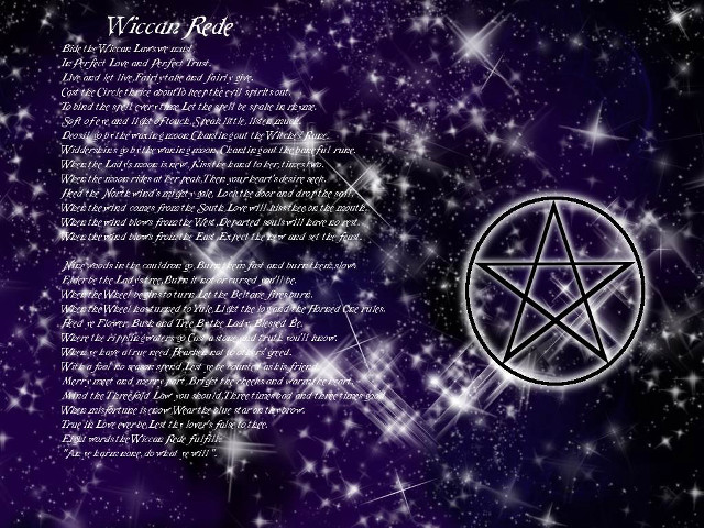 Pentagramus stars background poem side free wallpaper - medium preview image