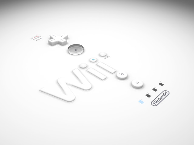 White wii remote table game free wallpaper - medium preview image