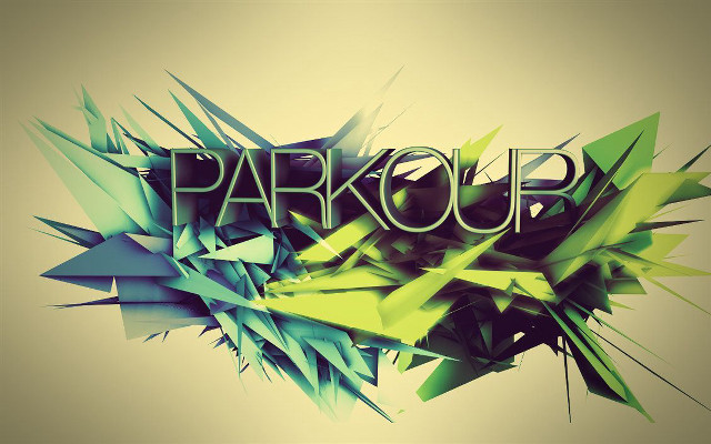 3d rendering arrows parkour middle free wallpaper - medium preview image