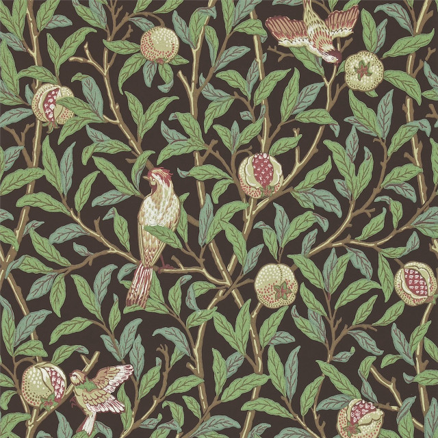 Bird branch flowers leaves bamboo free wallpaper - medium preview image