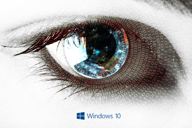 Close up eye computer screen free wallpaper - medium preview image