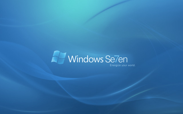 Blue background windows logo side #3 free wallpaper - medium preview image