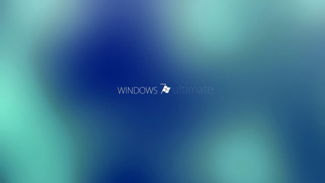 Blurry blue background windows ultimate free wallpaper - medium preview image