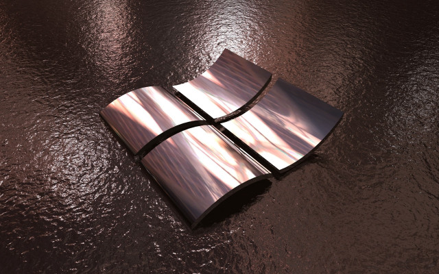 Shiny metal surface aurora galaxy free wallpaper - medium preview image