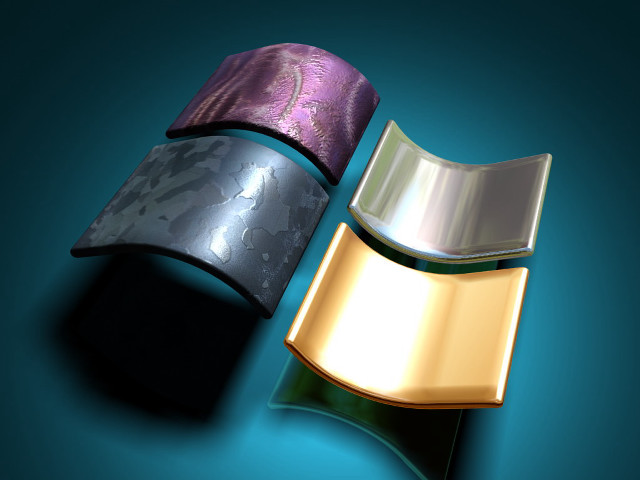 Close up metal objects blue free wallpaper - medium preview image