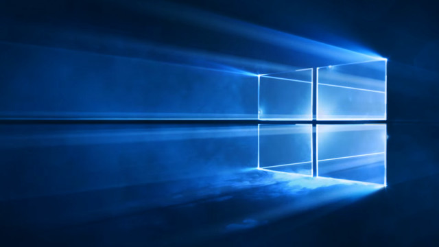 Blue wall window reflection light free wallpaper - medium preview image