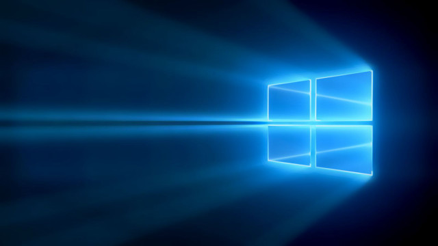 Blue light shining window dark #2 free wallpaper - medium preview image