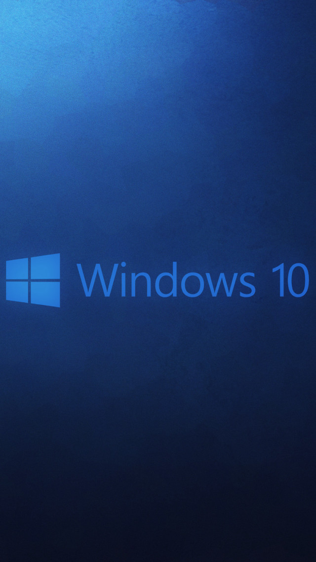 Blue background windows10 logo render free wallpaper - medium preview image