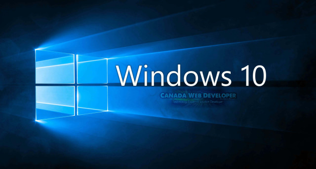 Blue window windows 10 dark free wallpaper - medium preview image