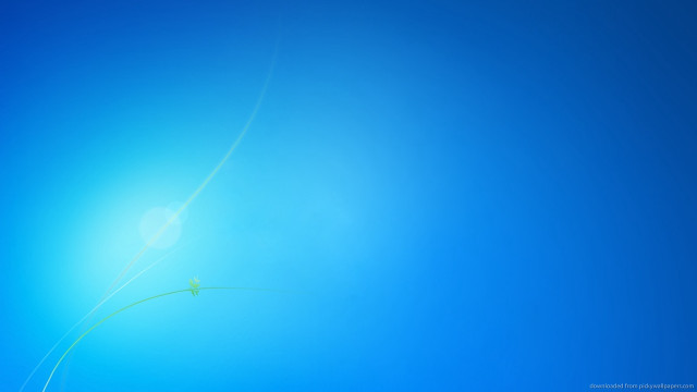 Blue sky green kite sunbeam free wallpaper - medium preview image