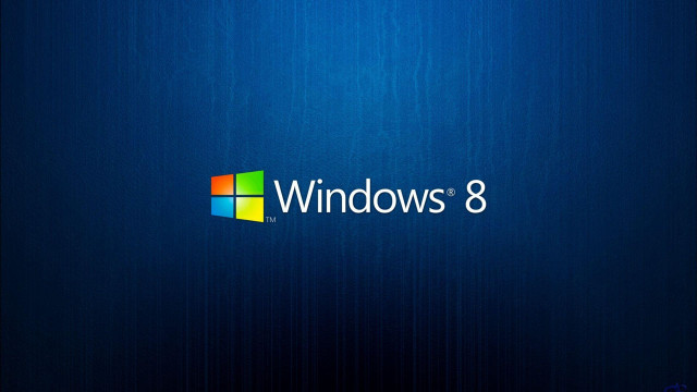 Blue background windows8 logo image free wallpaper - medium preview image