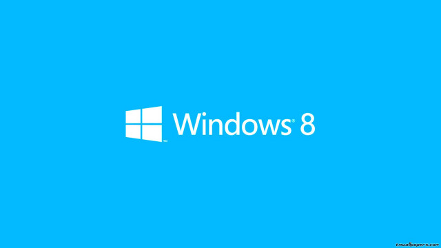Blue background windows 8 logo #2 free wallpaper - medium preview image