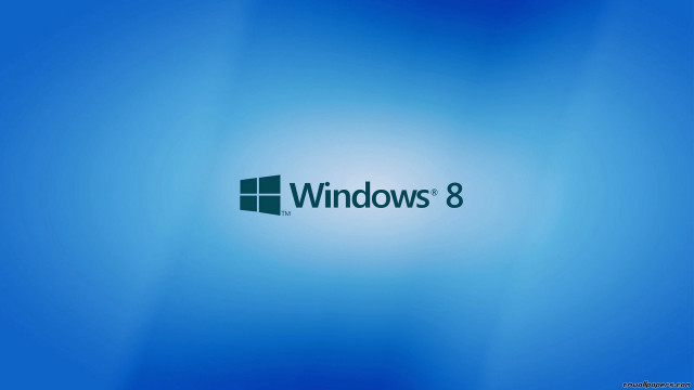 Blue background windows 8 logo #4 free wallpaper - medium preview image