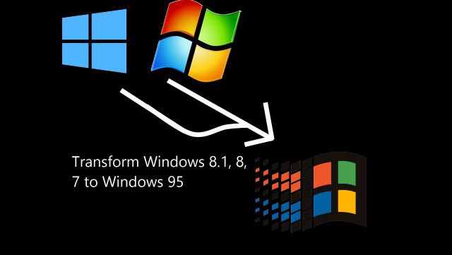 Black background white logo windows free wallpaper - medium preview image
