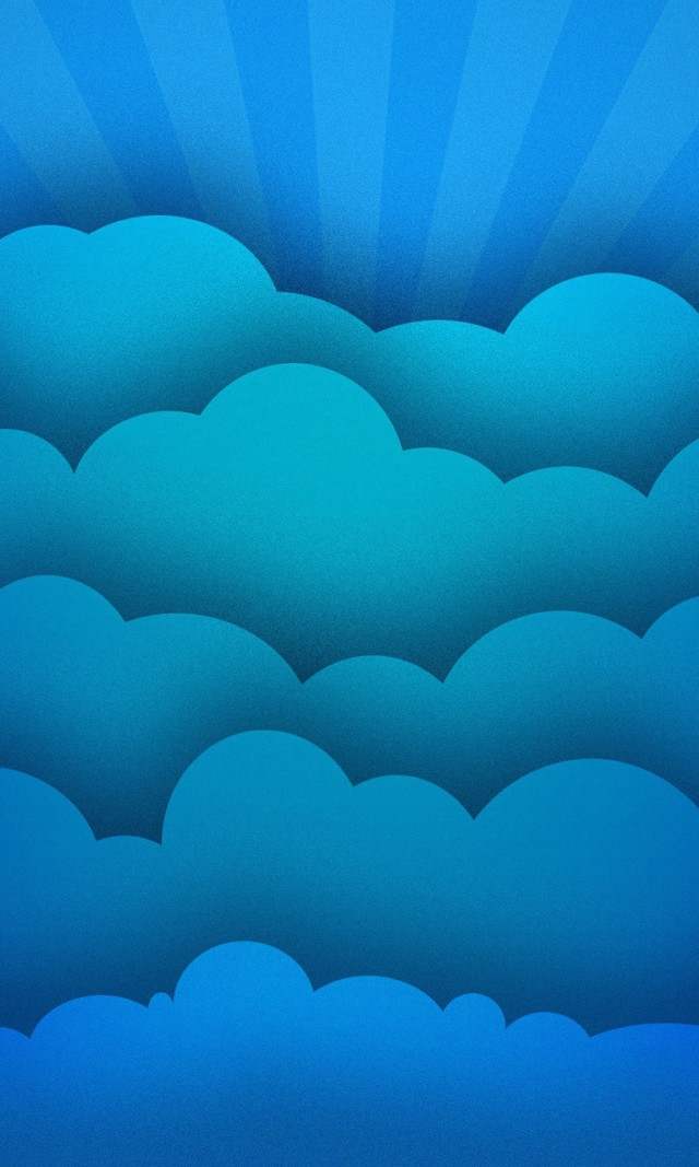 Blue background sunburst clouds sky free wallpaper - medium preview image