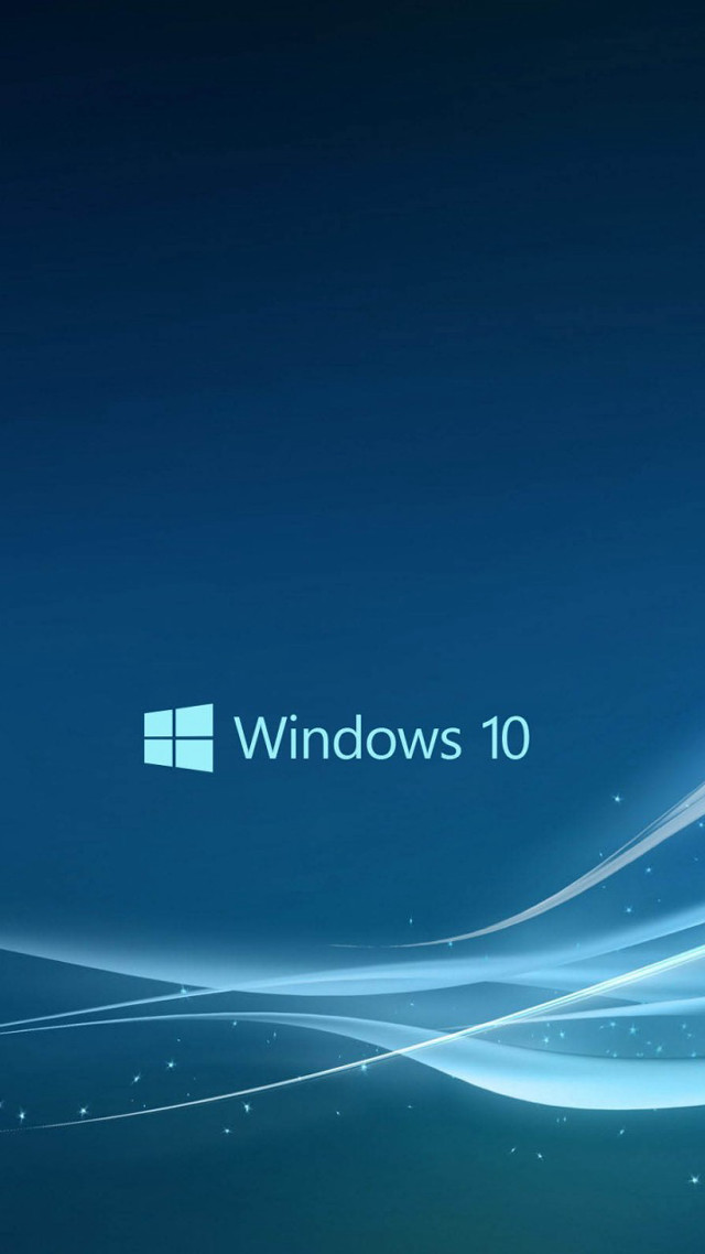 Blue background windows10 logo light free wallpaper - medium preview image