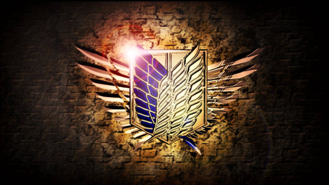 Wing logo brick wall glowing free wallpaper - medium preview image