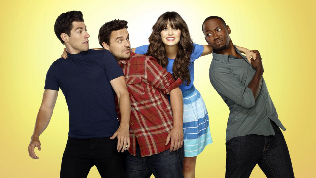 Group people yellow background standing #2 free wallpaper - medium preview image