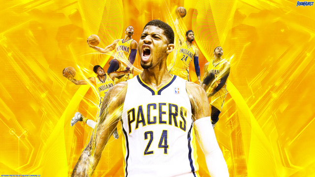 Basketball player explosion ocean sunset free wallpaper - medium preview image