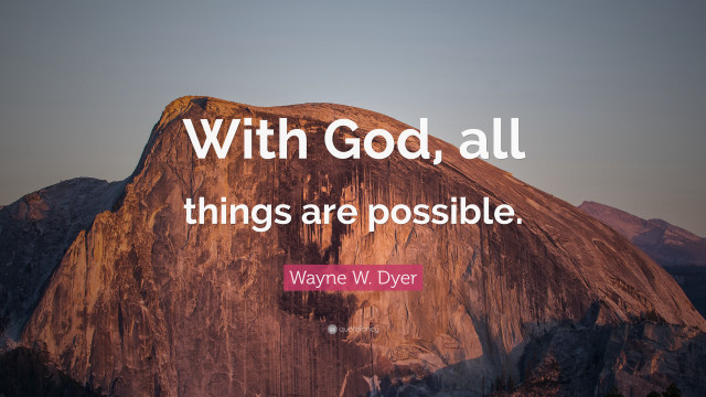 Mountain sunset quote divine gradient free wallpaper - medium preview image