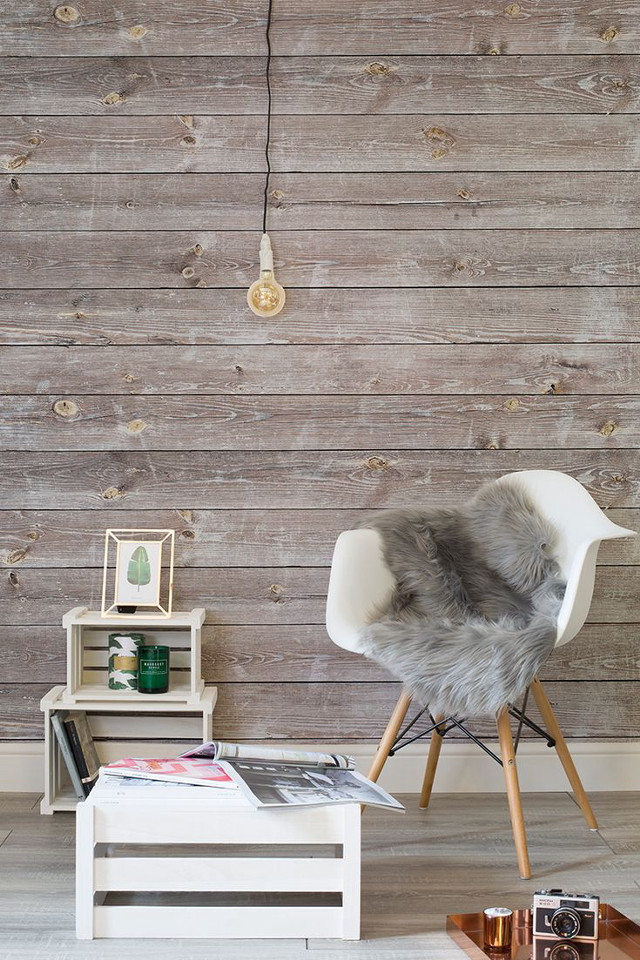 Chair table room woodenwall lamp free wallpaper - medium preview image