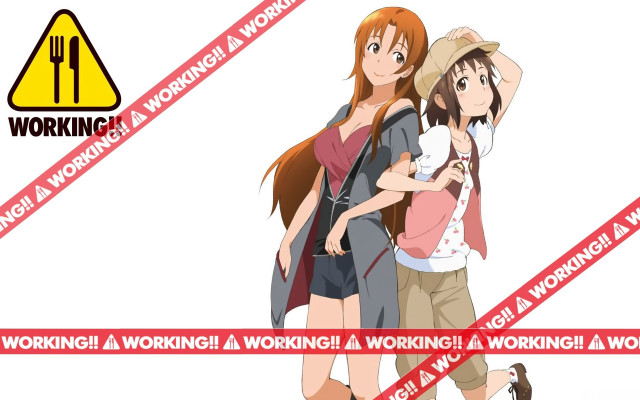 Couple warning sign working is free wallpaper - medium preview image