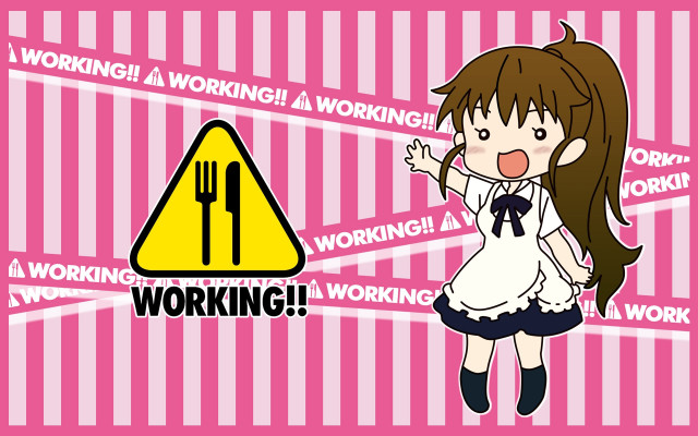Girl sign working fork knife #2 free wallpaper - medium preview image