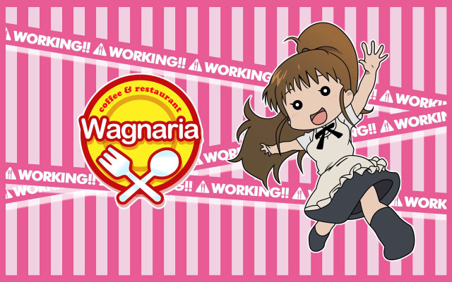Girl fork spoon wagamama logo free wallpaper - medium preview image