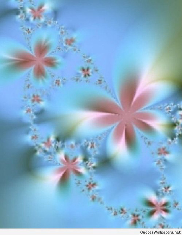 Flower abstract fractals mandelbrot snowflakes free wallpaper - medium preview image
