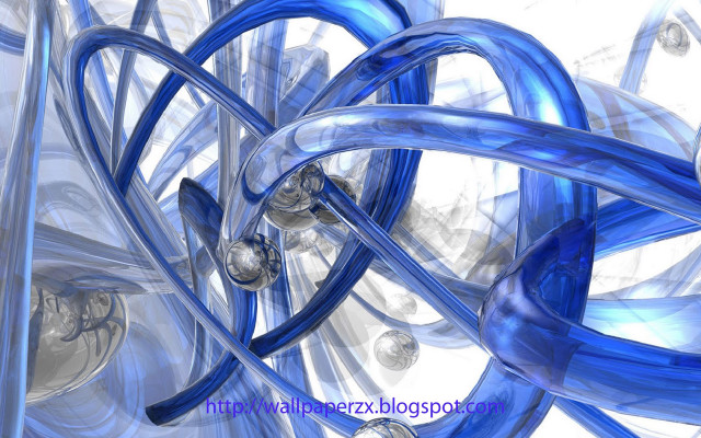 Blue objects in motion white free wallpaper - medium preview image