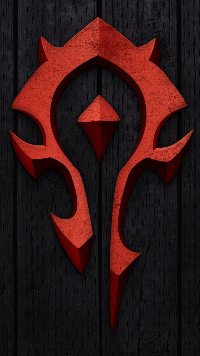 Red logo wooden wall black #3 free wallpaper - medium preview image