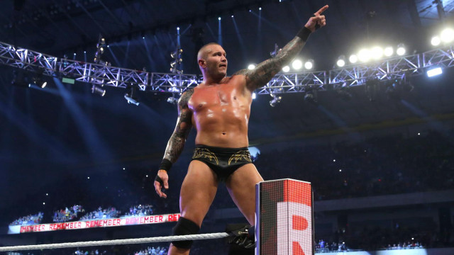 Man wrestling ring arm up free wallpaper - medium preview image
