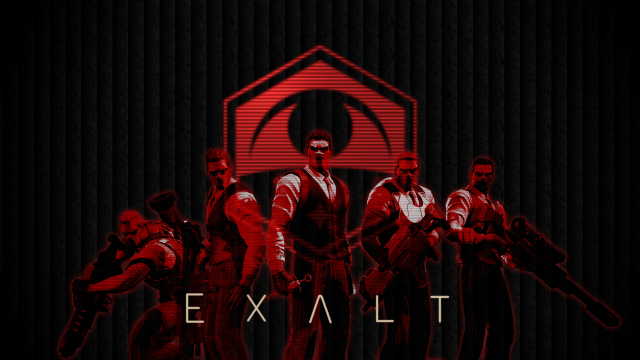 Men suits guns group standing free wallpaper - medium preview image
