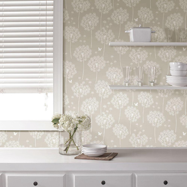 Kitchen white counter window blinds free wallpaper - medium preview image