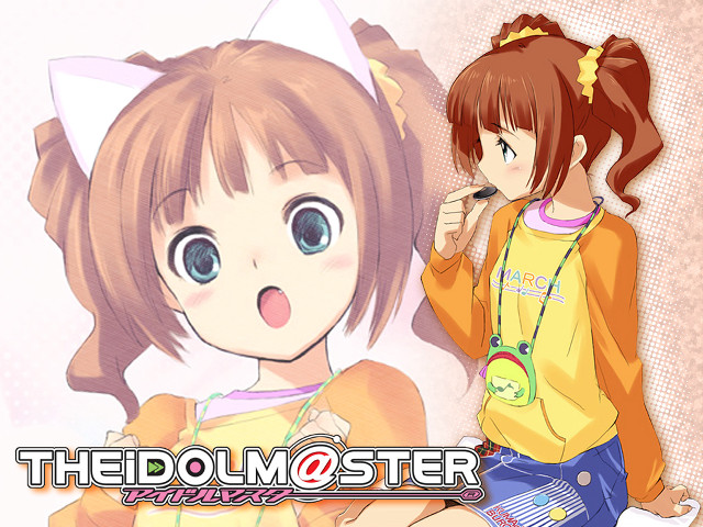 Girl cat ears yellow shirt free wallpaper - medium preview image