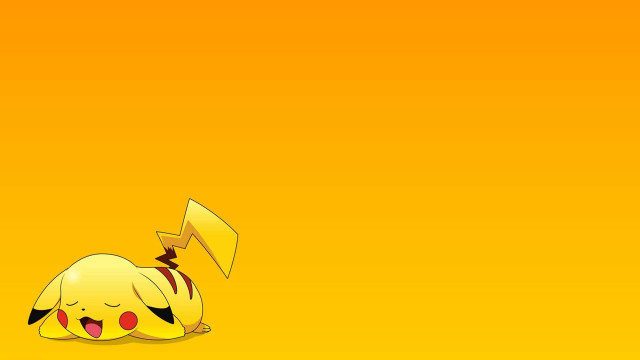 Pikachu yellow gradient shock vector free wallpaper - medium preview image