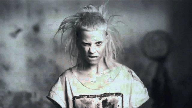 Weird haircut creepy look black free wallpaper - medium preview image