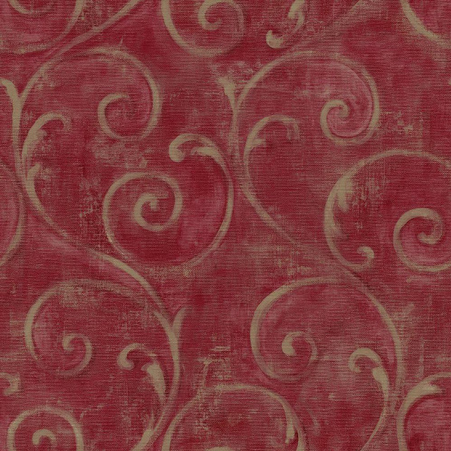 Red beige background swirls scrolls free wallpaper - medium preview image