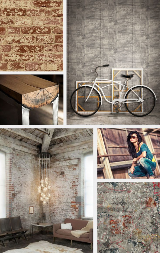 Bike couch table chair brickwall free wallpaper - medium preview image