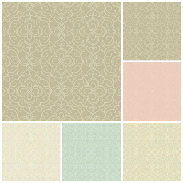 Pastel patterns set four colors free wallpaper - medium preview image