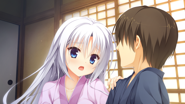 Couple people window blinds long free wallpaper - medium preview image