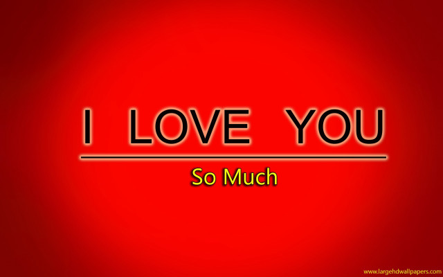 Red love so much black free wallpaper - medium preview image