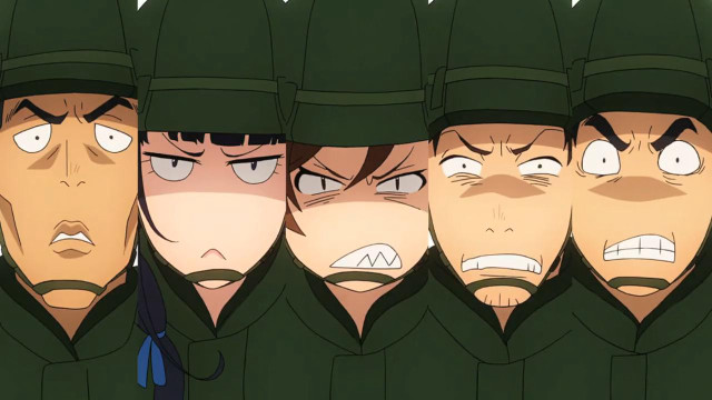 Green uniforms hats group people free wallpaper - medium preview image
