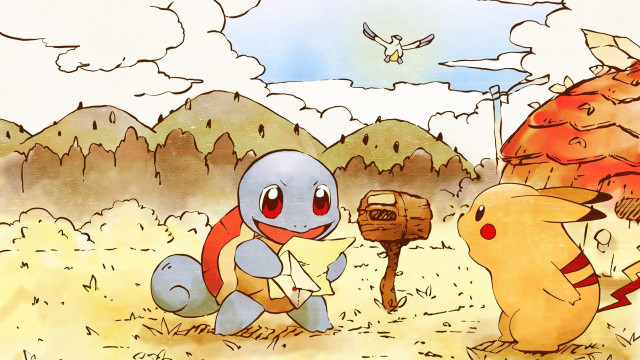 Pokemon pikachu baseball field bird #2 free wallpaper - medium preview image