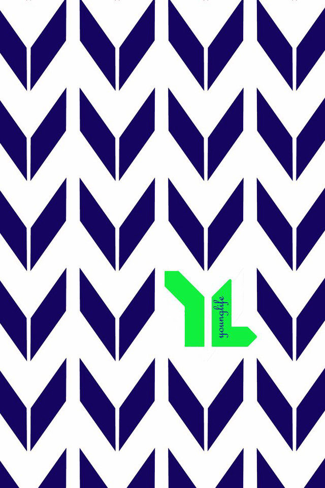 Blue white pattern green arrow free wallpaper - medium preview image